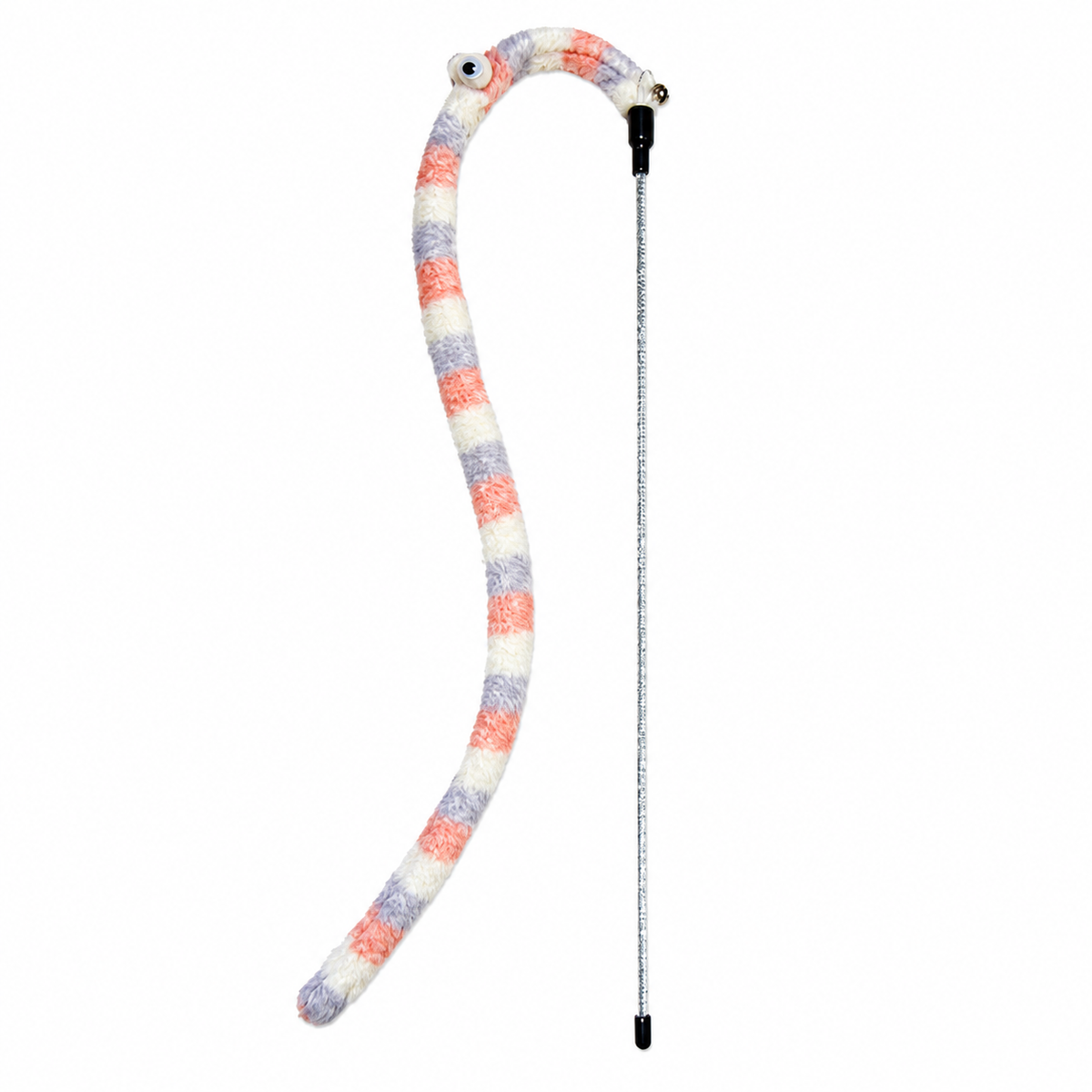 Plush Caterpillar Cat Teaser Wand